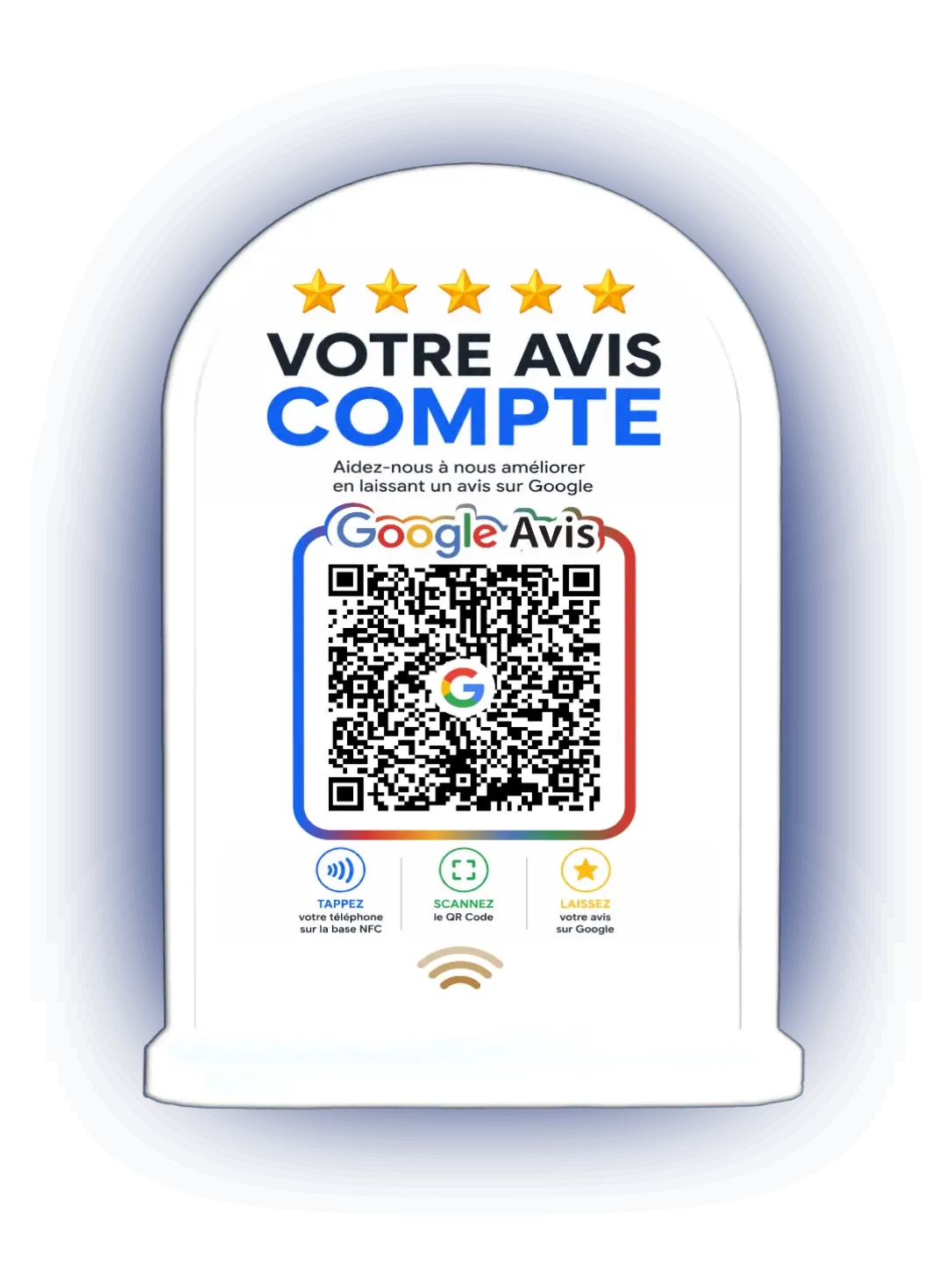 HeroLink  Stand Google Avis NFC / QR