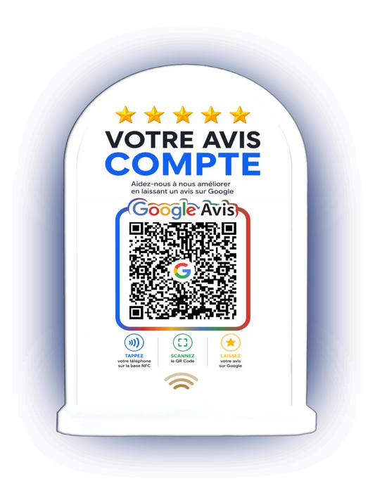 HeroLink  Stand Google Avis NFC / QR ©